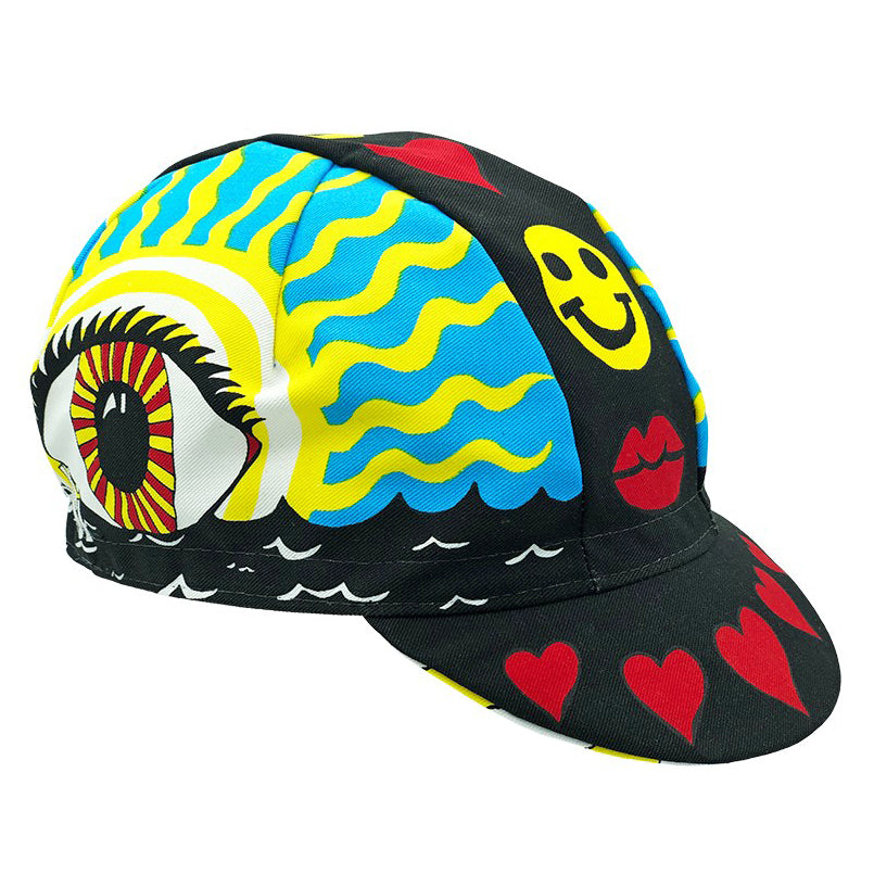 Cycling Cap Ana Benaroya Art Eye Of The Storm - Bicycle Warehouse
