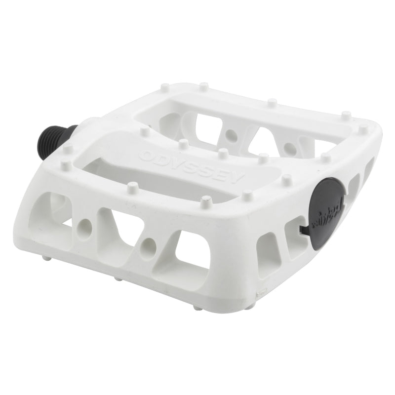 Twisted PC Pedals - Platform Composite/Plastic 9/16" White - Bicycle Warehouse