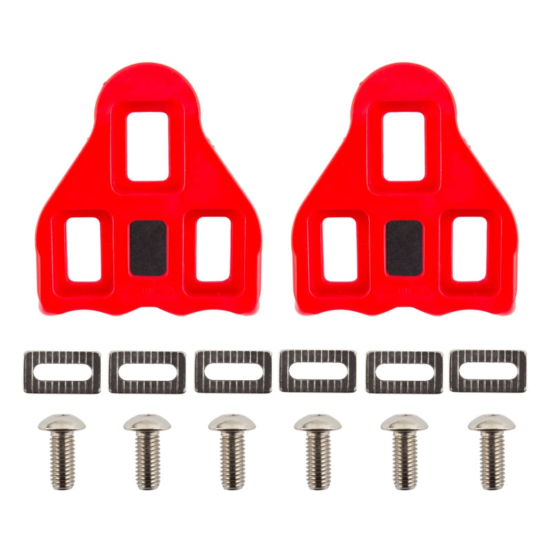 Origin8 RC-2 Delta Cleats Red Look Delta 4° Float - Bicycle Warehouse