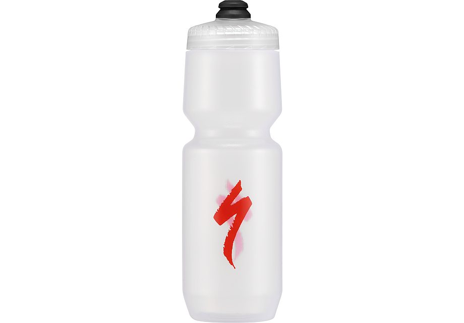 Specialized 26 oz purist mflo 2.0 bottle s-logo clear 26 oz - Bicycle Warehouse