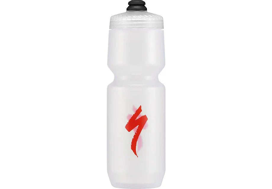 Specialized 26 oz purist mflo 2.0 bottle s-logo clear 26 oz - Bicycle Warehouse