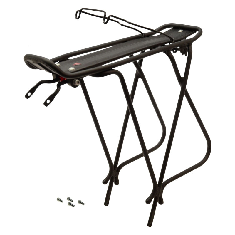 Axiom Journey Rack w/Spring Rear Eyelet Black 26` thru 29` w/ Spring - Bicycle Warehouse