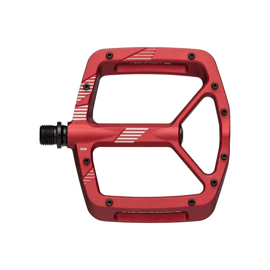 RaceFace Aeffect R Pedals - Platform Aluminum 9/16" Red - Bicycle Warehouse
