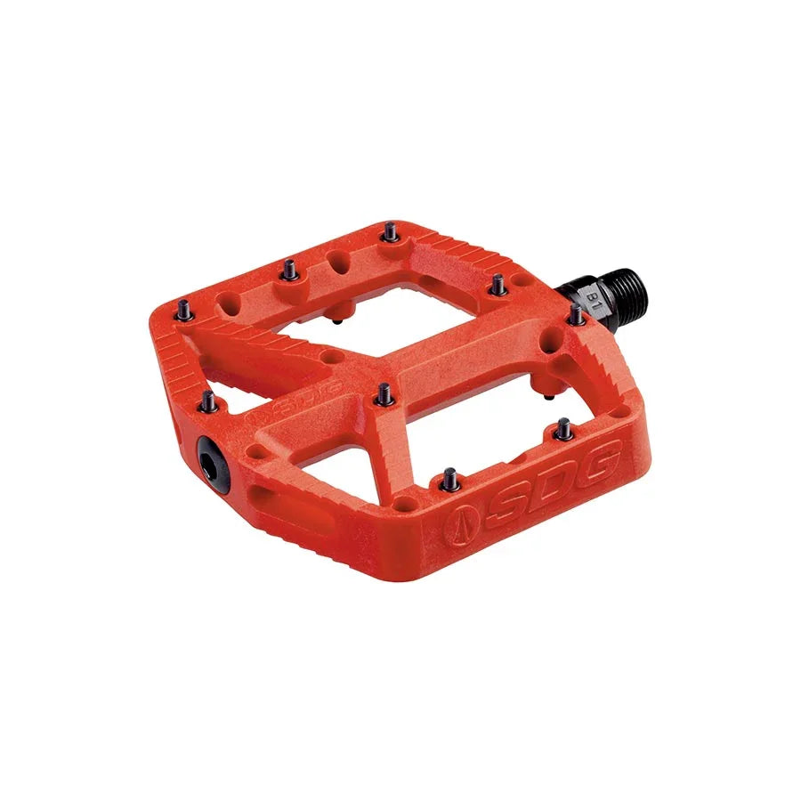 Comp Pedals - Platform Composite 9/16" Red - Bicycle Warehouse