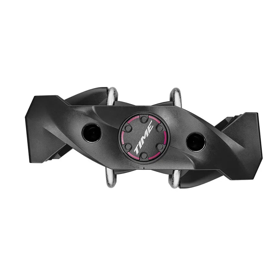 Time MX 6 Pedals - Dual Sided Clipless with Platform Aluminum 9/16" Black B1 - Bicycle Warehouse