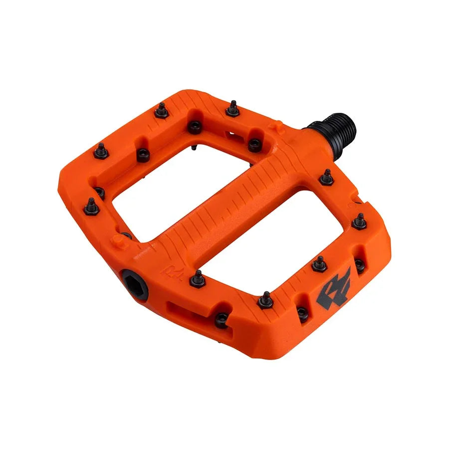 RaceFace Chester Pedals - Platform Composite 9/16" Small Orange - Bicycle Warehouse