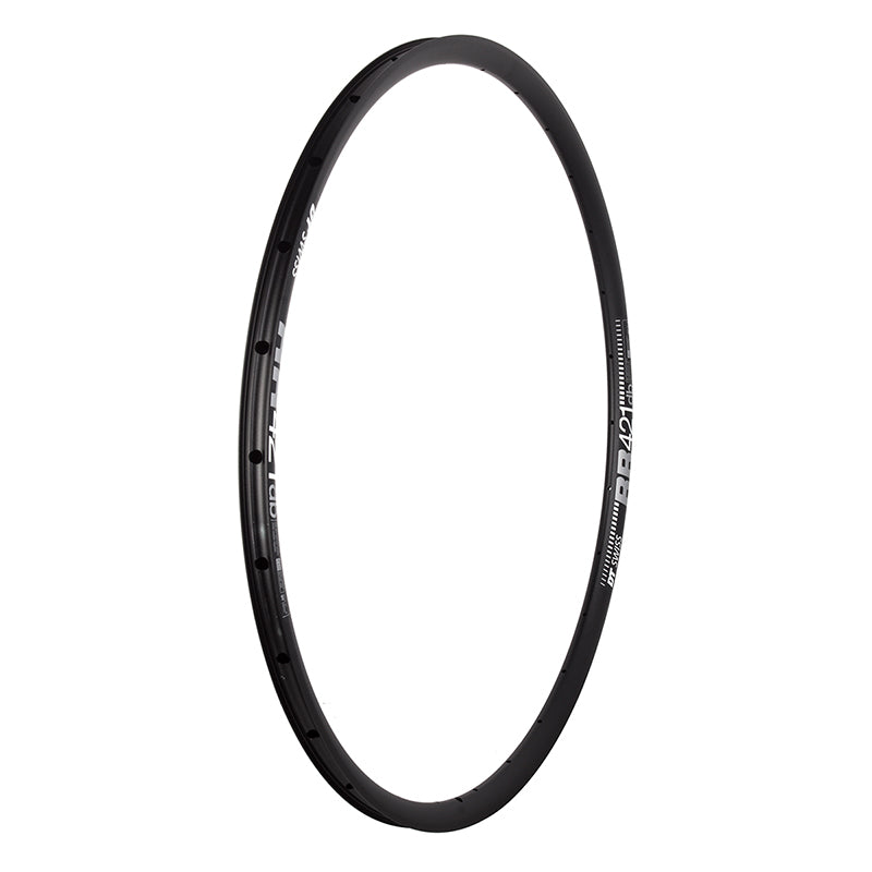 RR 421 Rim - 700 Disc Black 28H Asymmetric - Bicycle Warehouse