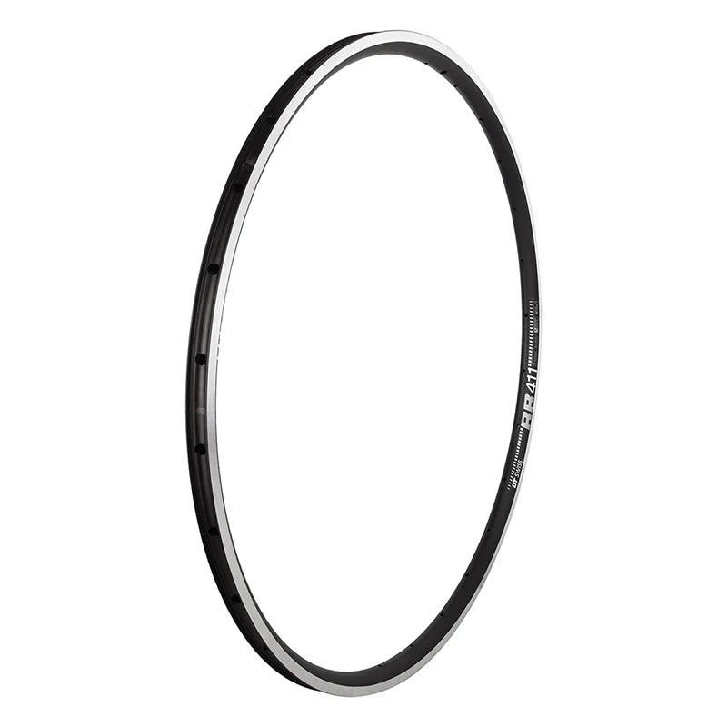 RR 411 Rim - 700 Rim Black 28H Asymmetric - Bicycle Warehouse