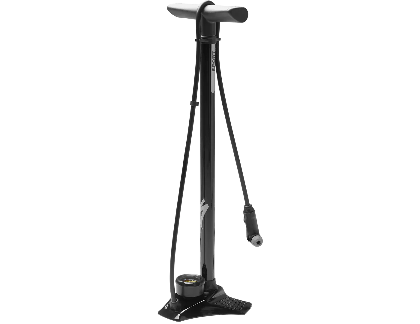 Specialized air tool sport steel floor pump black one size - Bicycle Warehouse