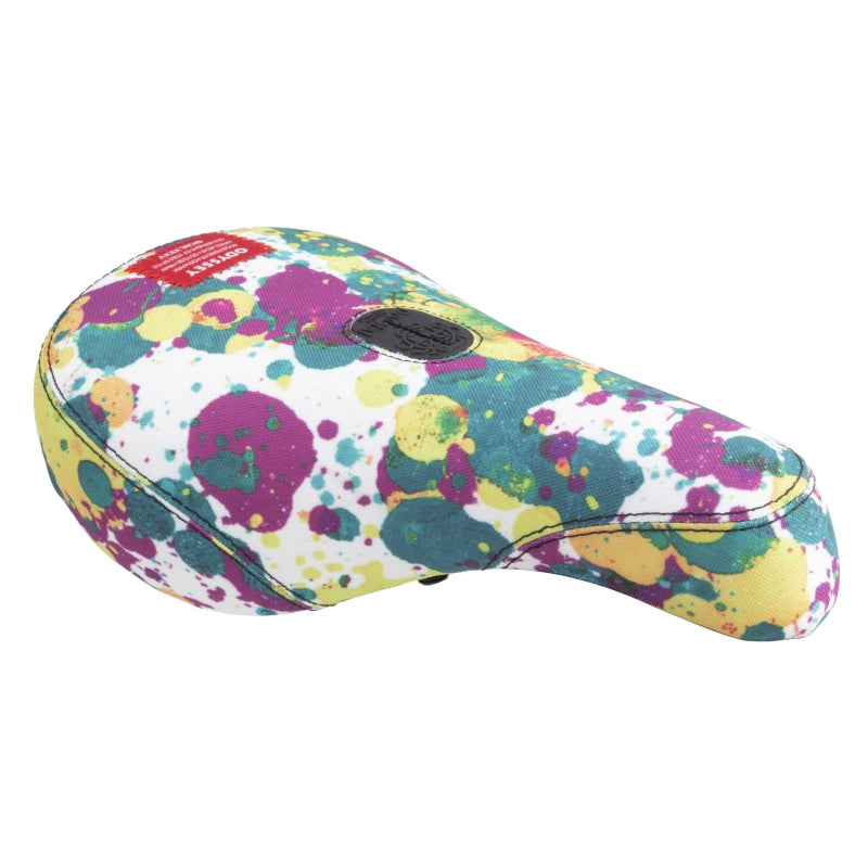 Aaron Ross Splatter BMX Seat - Pivotal Multi-Color - Bicycle Warehouse