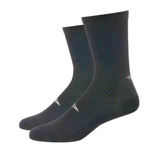 Evo Carbon 6" Socks 9.5-11.5 Carbon - Bicycle Warehouse