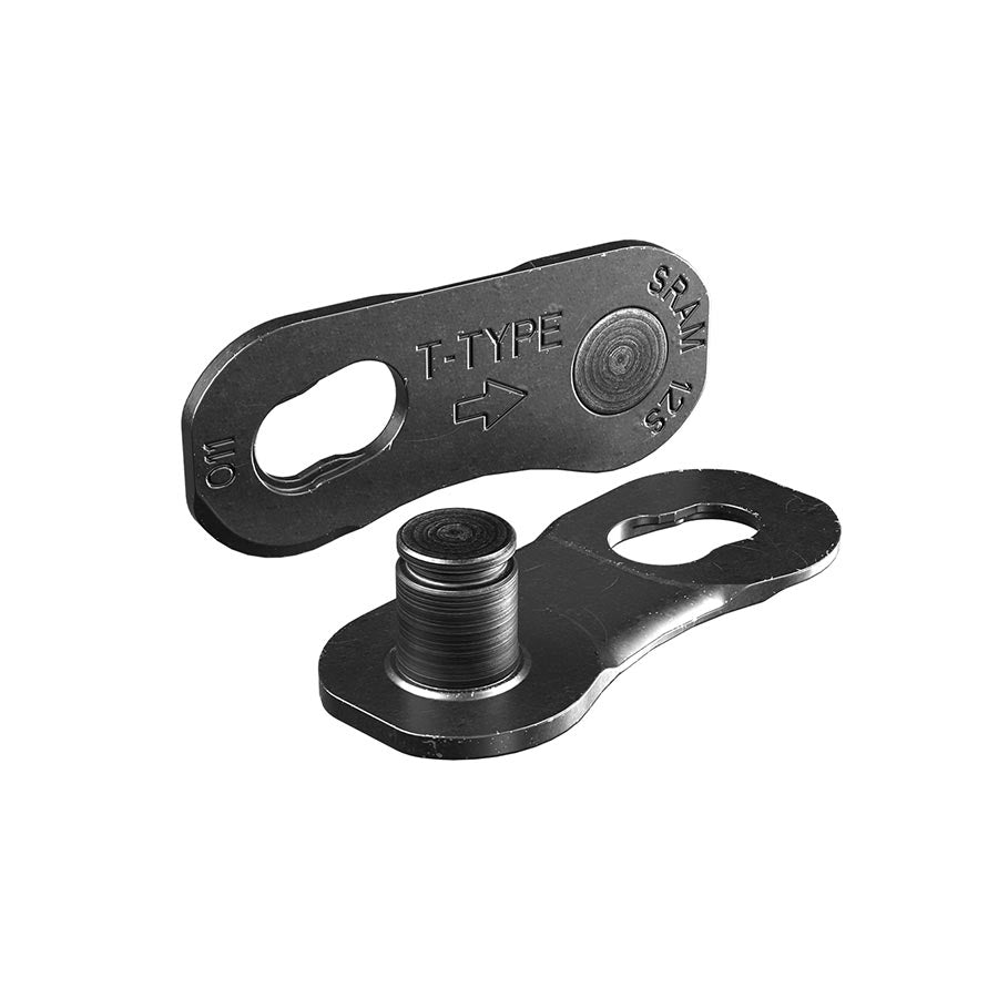 Eagle T-Type PowerLock Flattop Connector Link - 12-Speed For Eagle T-Type Flattop Chain Only PVD Coated BLK 50 Pack - Bicycle Warehouse