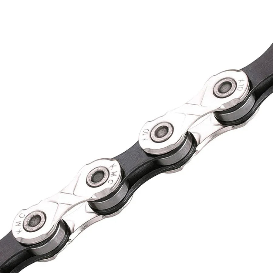 X10 (10.93) 10sp Chain Silver/Black (25/Count) - Bicycle Warehouse