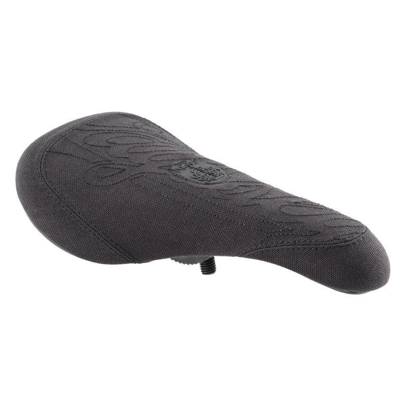 Big-Stitch Saddle BMX Pivotal Black Slim - Bicycle Warehouse