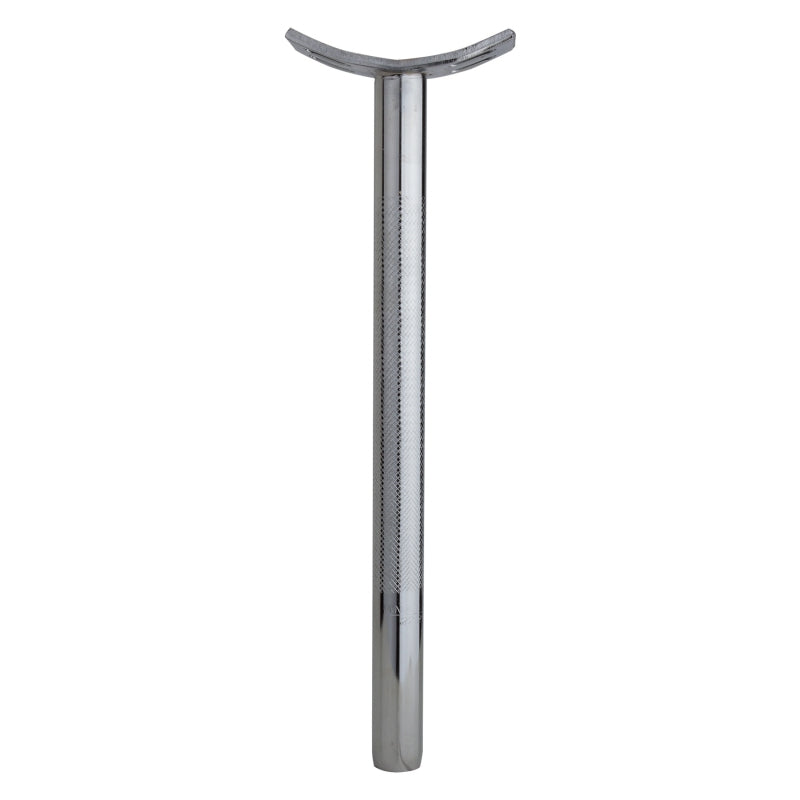 Unicycle Seatpost 4-Bolt Post 22.2mm 300mm Chrome 0mm - Bicycle Warehouse