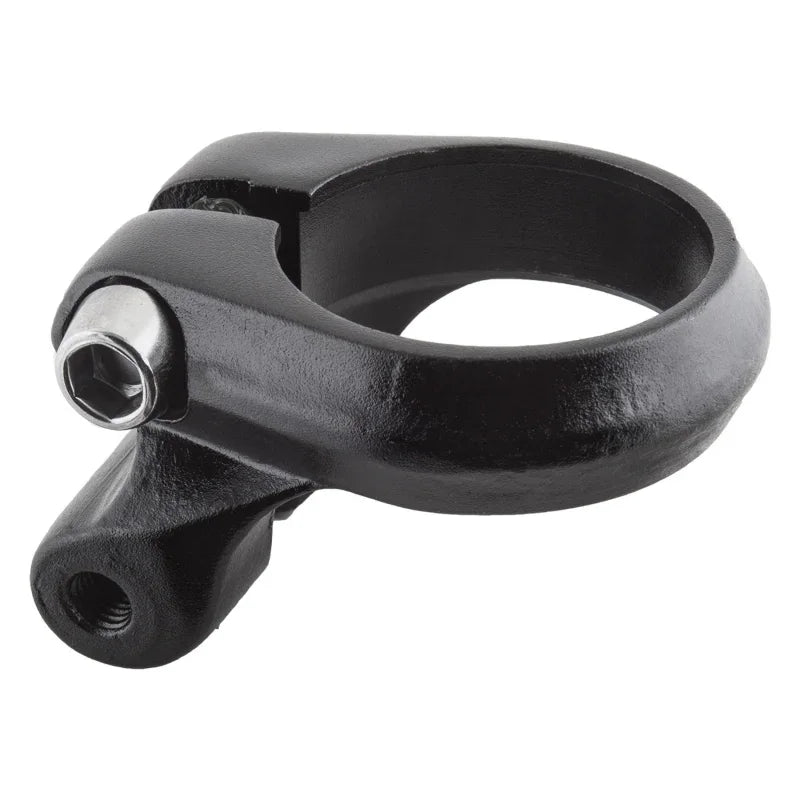 Rack Seat Clamp w/ Rack mount 29.8 Black Aly - Bicycle Warehouse