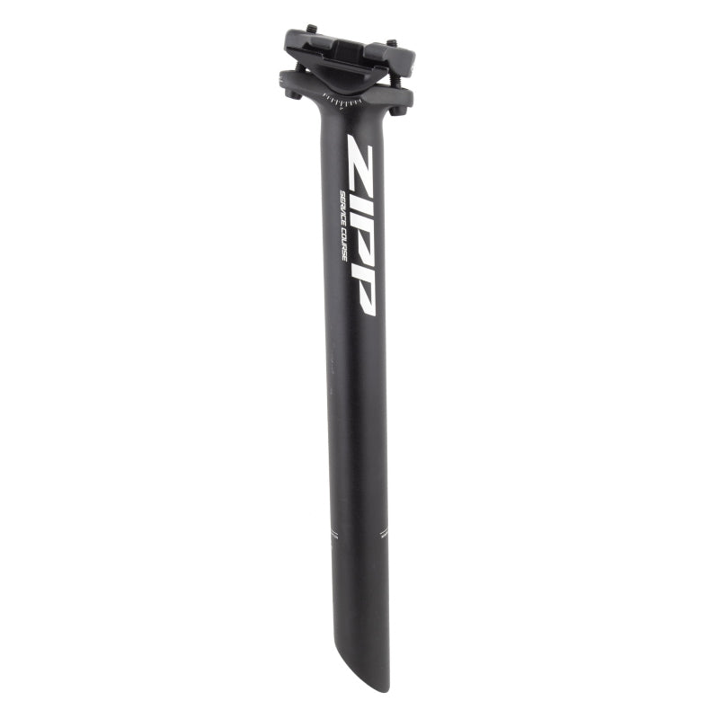 Zipp Service Course Seatpost - 31.6mm Diameter 350mm Length Zero Offset Bead Blast BLK B2 - Bicycle Warehouse