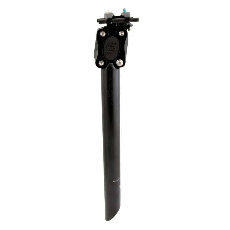 eeSilk+ Suspension Seatpost - Alloy 31.6 x 387mm 35mm Travel BLK - Bicycle Warehouse
