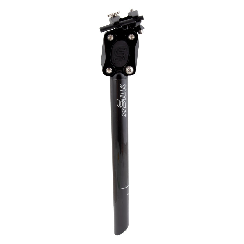 eeSilk+ Suspension Seatpost - Carbon 27.2 x 362mm 35mm Travel BLK - Bicycle Warehouse