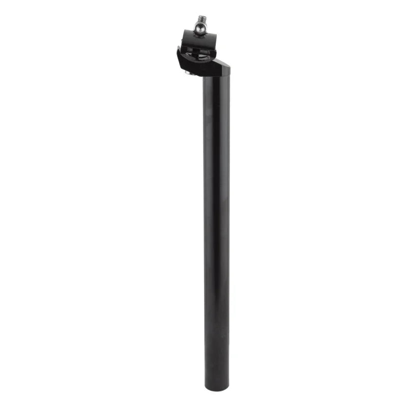 Alloy Anodized Seatpost 25.4mm 350mm Black Alloy 25mm - Bicycle Warehouse