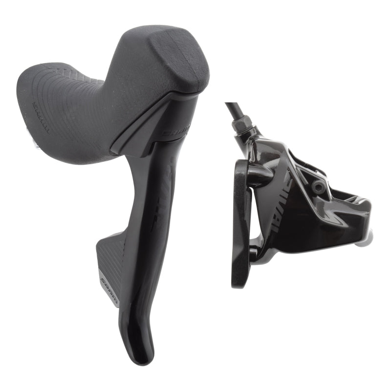 Rival eTap AXS HRD Shift/Brake Lever Hydraulic Disc Caliper - Right/Rear Flat Mount 20mm Offset 1800mm Hose BLK D1 - Bicycle Warehouse