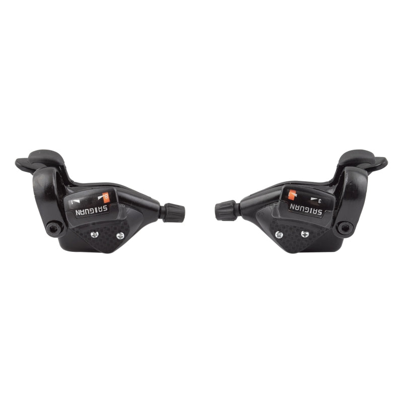 Sunlite UtiliT Sport Trigger Shifter Pair 3x8s 2 to 1 Blk - Bicycle Warehouse