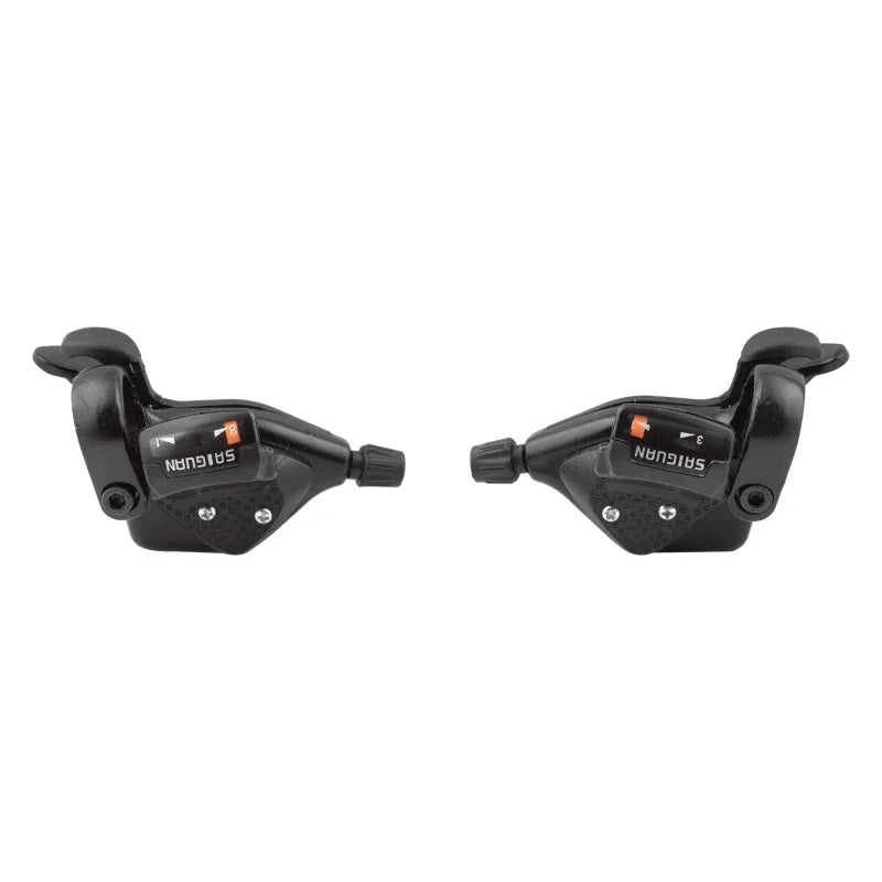 Sunlite UtiliT Sport Trigger Shifter Pair 3x8s 2 to 1 Blk - Bicycle Warehouse