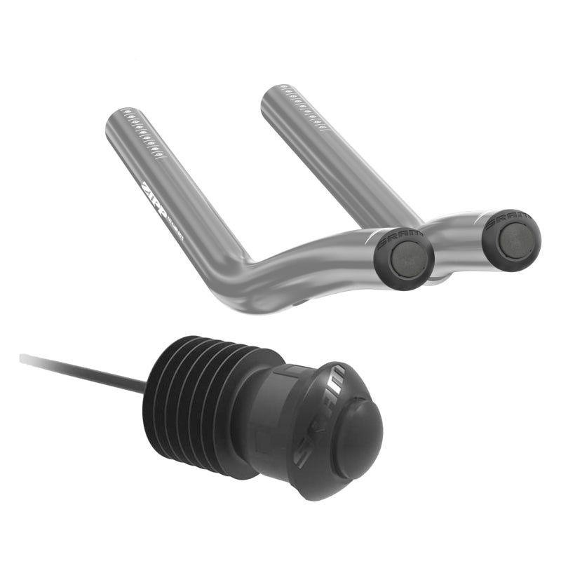 eTap Clic Bar-End Shift Buttons with 500mm Wires Black Pair - Bicycle Warehouse