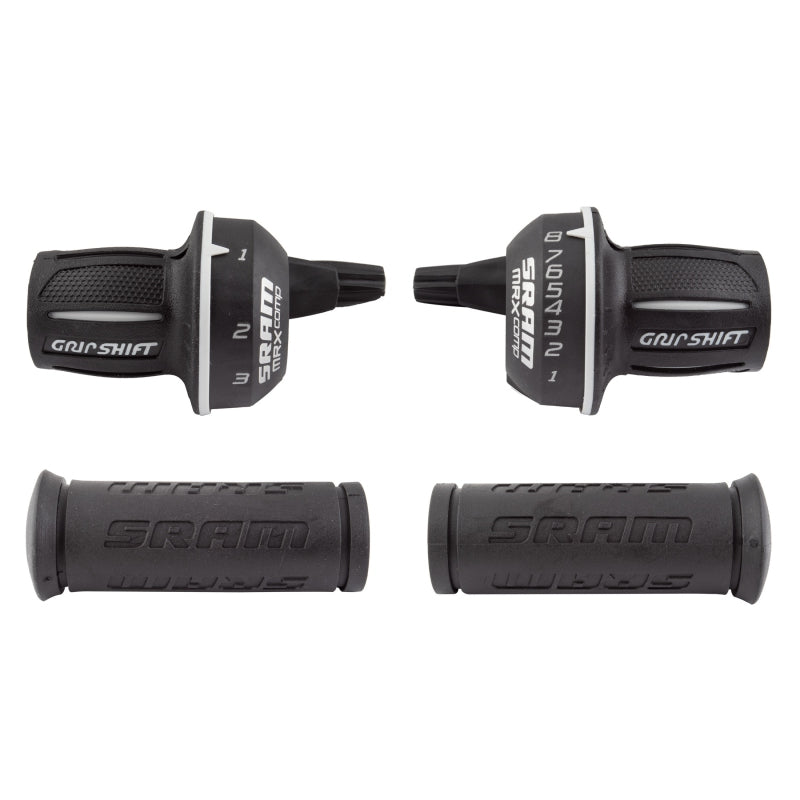 MRX Comp Shifter Set 8 Speed Rear Microfriction Front Includes Stationary Grips - Bicycle Warehouse