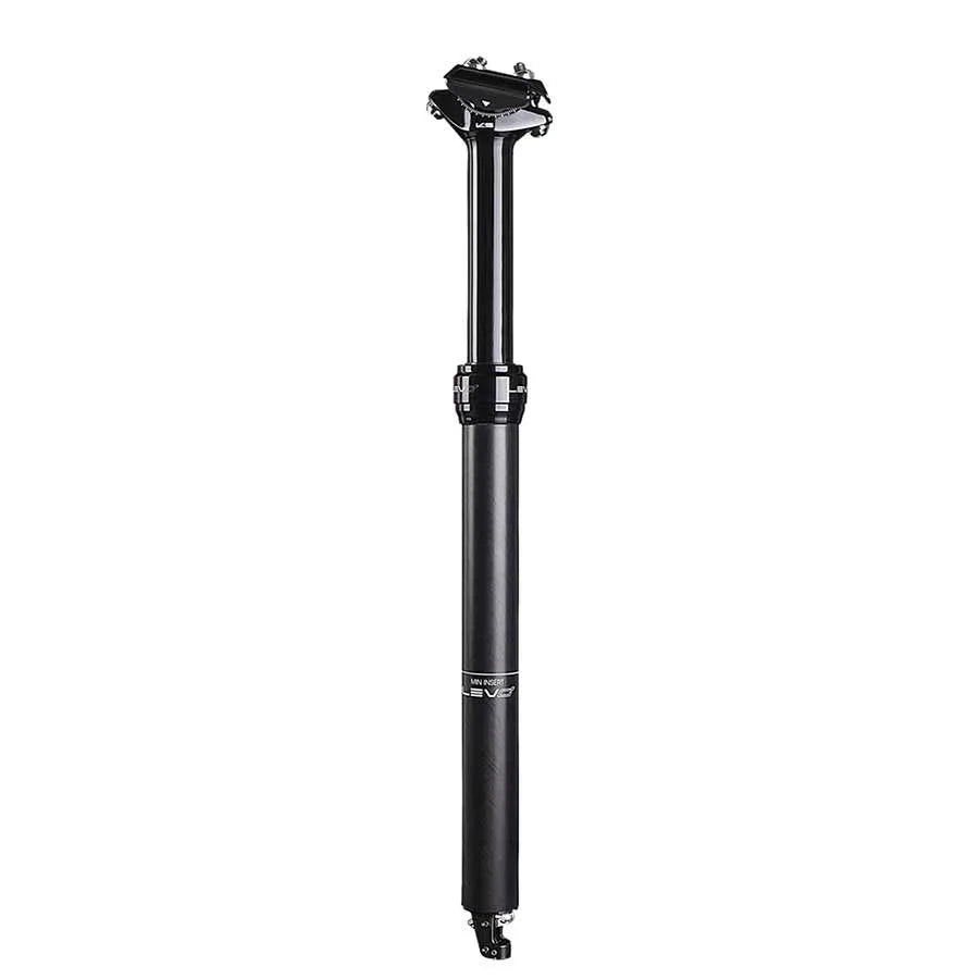 LEV Ci Carbon Dropper Seatpost - 27.2mm 100mm Black - Bicycle Warehouse