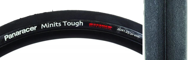 Minits Tough 20x1.25 Standard Tire - Bicycle Warehouse