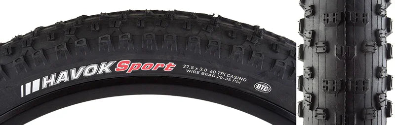 Havok Sport DTC 27.5x3.0 Standard Tire - Bicycle Warehouse