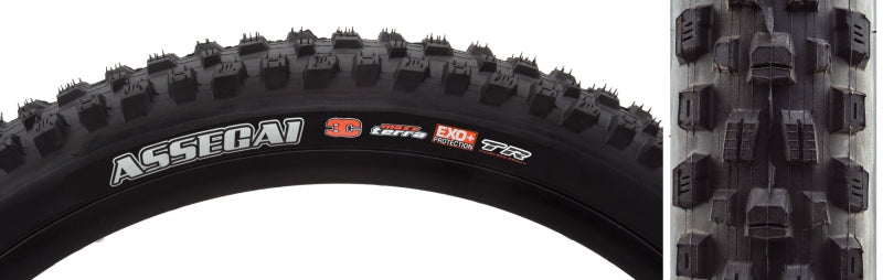 Assegai Tire - 27.5 x 2.5 Tubeless Folding BLK 3C MaxxTerra EXO+ Wide Trail - Bicycle Warehouse