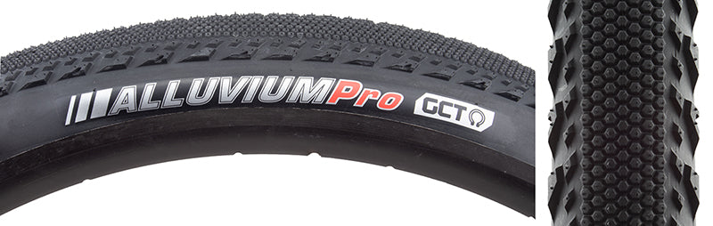 Alluvium Tire - 700 x 40 Tubeless Folding 120tpi Black - Bicycle Warehouse