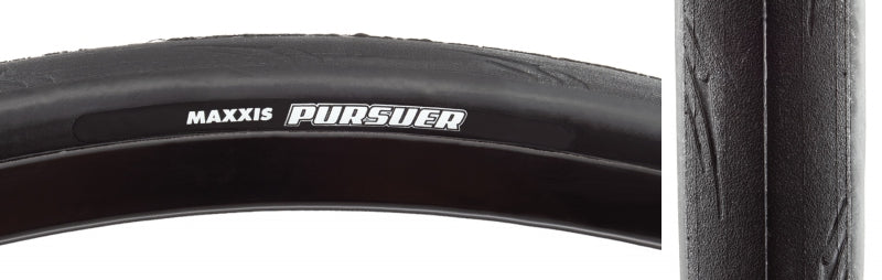 Pursuer Tire 700x28C Folding Clincher Single 60TPI Black - Bicycle Warehouse
