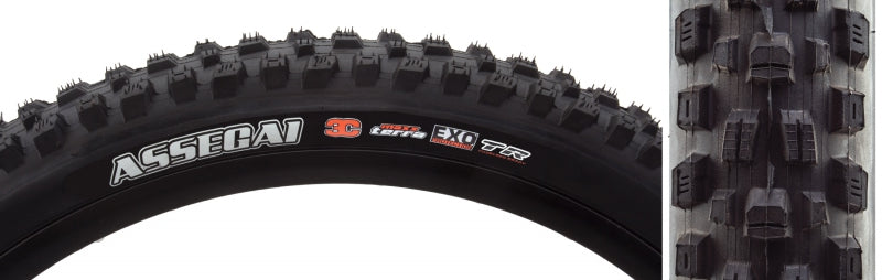 Assegai Tire - 29 x 2.6 Tubeless Folding Black 3C MaxxTerra EXO - Bicycle Warehouse