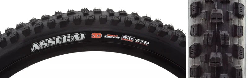 Assegai Tire - 29 x 2.6 Tubeless Folding Black 3C MaxxTerra EXO - Bicycle Warehouse