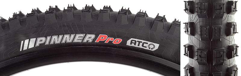Pinner Pro Tire - 29 x 2.4 Tubeless Folding Black ATC - Bicycle Warehouse