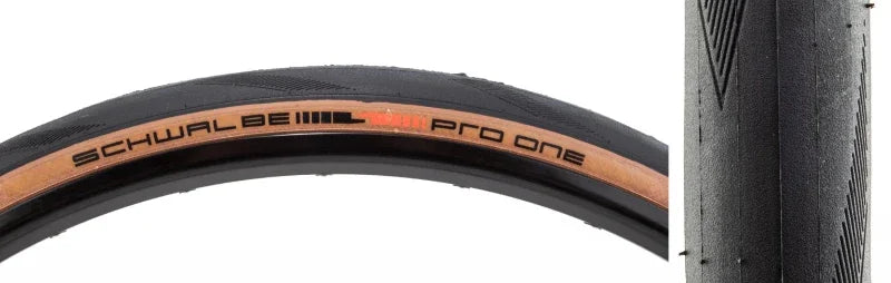 Pro One Tire - 700 x 25 Clincher Folding BLK/Transparent Evolution Super Race Addix Race V-Guard - Bicycle Warehouse