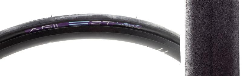 Agilest Light Road Tire 700x26C Folding Clincher ZSG AGILE Advanced Extra Alpha Cord Black - Bicycle Warehouse