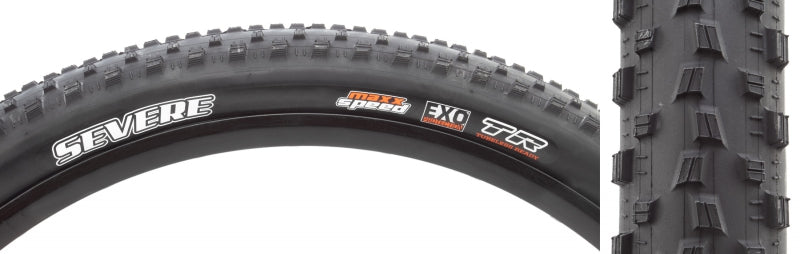 Severe Tire - 29 x 2.25 Tubeless Folding Black MaxxSpeed EXO E-25 - Bicycle Warehouse