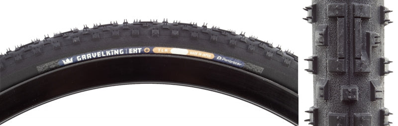 GravelKing EXT Plus Tire - 700 x 38 Tubeless Folding Black - Bicycle Warehouse