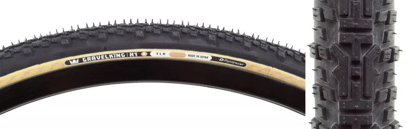 GravelKing X1 R Tire - 700 x 35 Tubeless Folding Black/Amber - Bicycle Warehouse