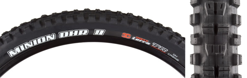 Minion DHR II Tire - 29 x 2.5 Tubeless Folding Black 3C MaxxTerra DH - Bicycle Warehouse