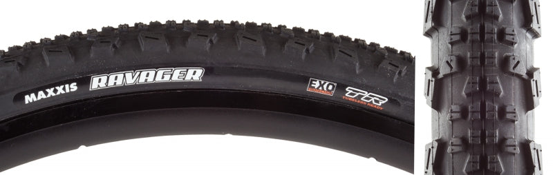 Ravager Tire - 700 x 45 Tubeless Folding Black EXO - Bicycle Warehouse
