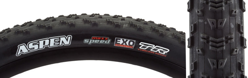 Aspen Tire - 29 x 2.40 Tubeless Folding Black MaxxSpeed EXO 170tpi - Bicycle Warehouse