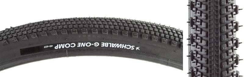 G-One Comp Tire - 700 x 40 Clincher Wire BLK Active Line K-Guard Green - Bicycle Warehouse