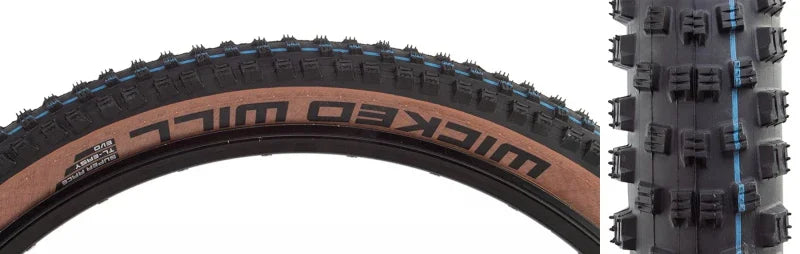 Wicked Will Tire - 29 x 2.25 Tubeless Folding BLK/Transparent Evolution Line Super Race Addix SpeedGrip - Bicycle Warehouse