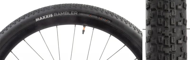 Maxxis Rambler Tire HYPR-X EXO - 700 x 45c - Bicycle Warehouse