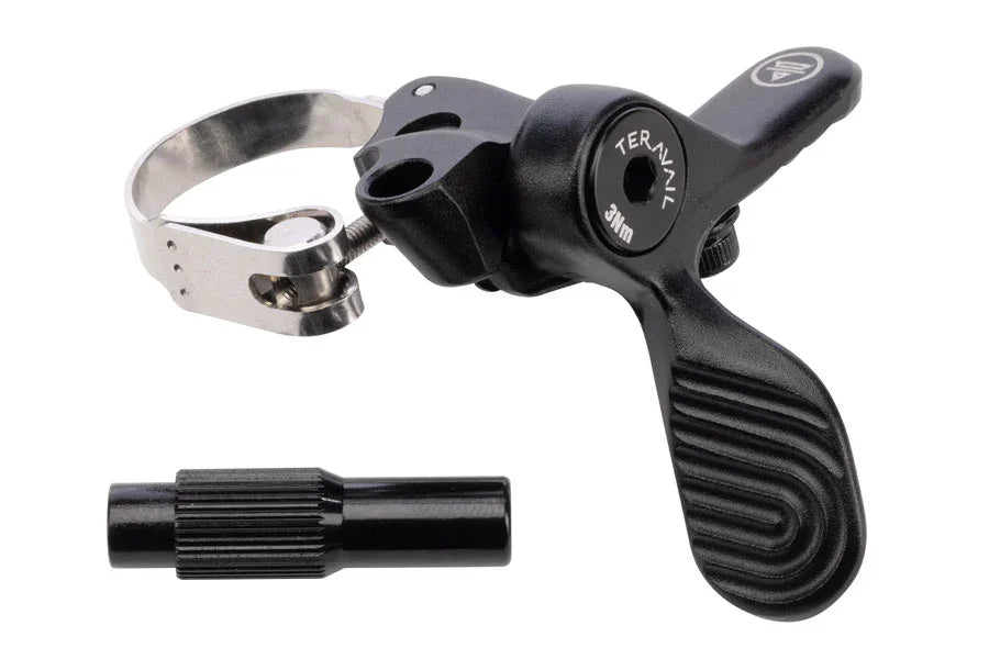 Teravail Drop Bar Remote - Dual-Action Black